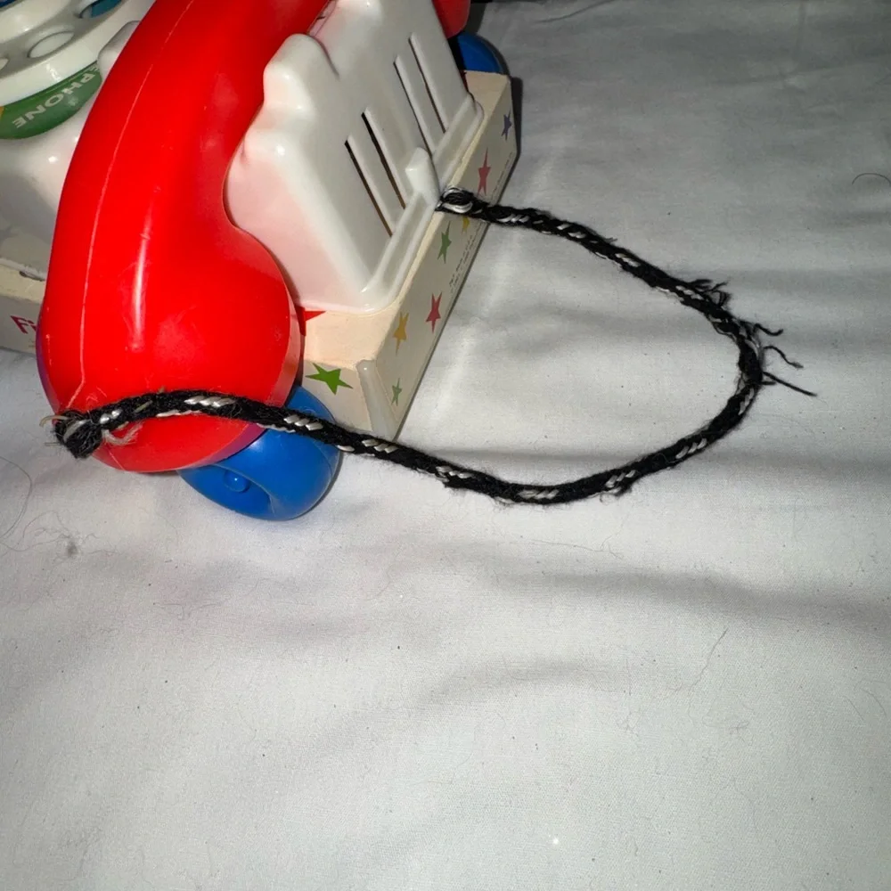 Vintage Fisher price pull toy telephone early 90’s
